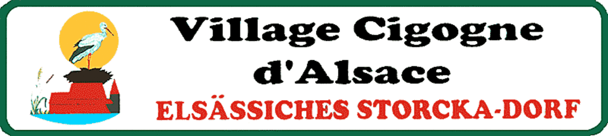 label village cigogne alsace