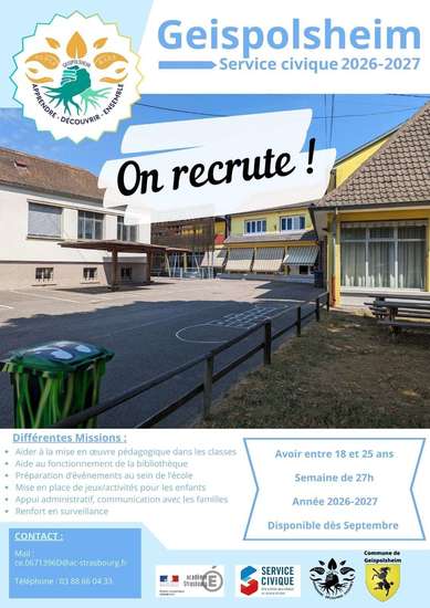 Annonce service civique 26 27