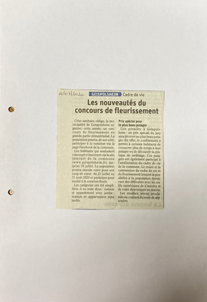 Concours de fleurissement