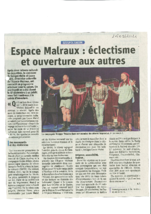 Espace malraux %c3%a9clectisme et ouverture aux autres