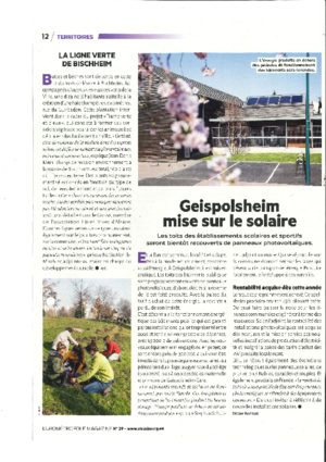 Geispolsheim mise sur le solaire
