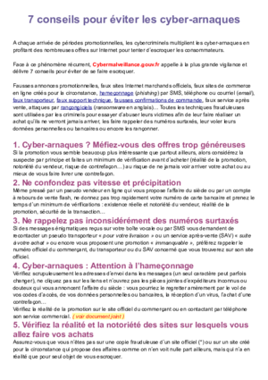 7 conseils pour %c3%a9viter les cyber arnaques