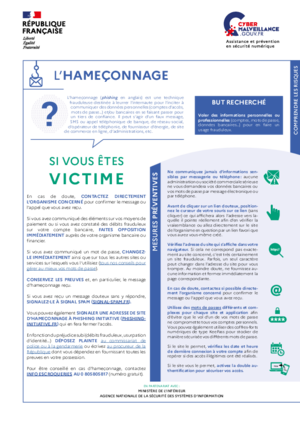 Fiche reflexe hameconnage
