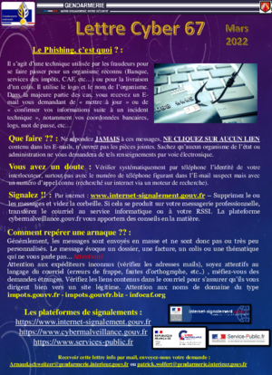 Info lettre mars 2022
