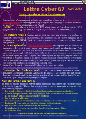 Info lettre avril 2022