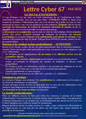 Info lettre mai 2022