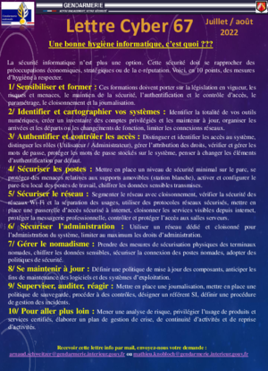 Info lettre juillet aout 2022