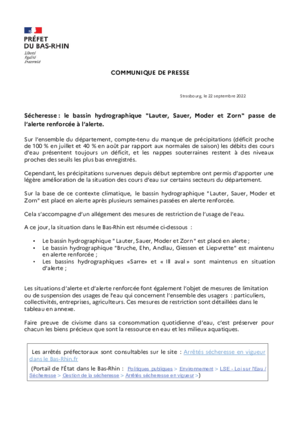 Cp secheresse lauter  sauer moder zorn alerte 21092022