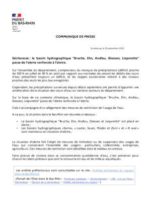 Cp secheresse bruche alerte 29092022