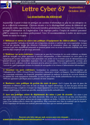 Info lettre septembre octobre 2022