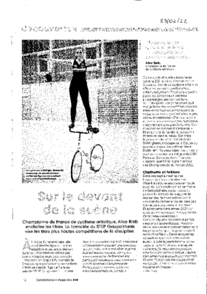 Cyclisme artistique