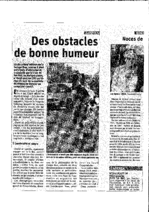 Obstacles de bonne humeur 