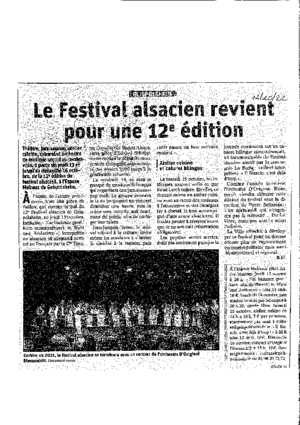 Festival alsacien revent pour la  2eme %c3%a9dition 