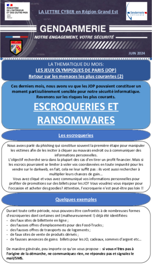 Lettre cyber juin24