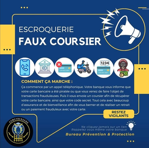 Escroquerie au faux coursier