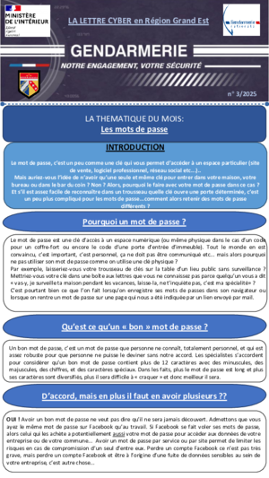 Lettre cyber n%c2%b03 2025