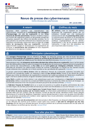  tlp amber  comcyber mi revue de presse janvier 2026