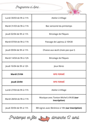 Programme site internet   avril 2026
