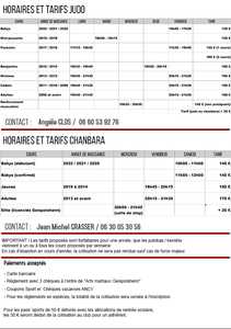 horaires