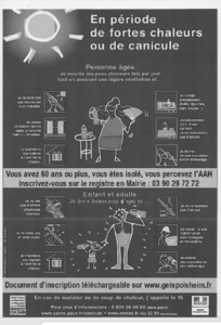 affiche canicule 