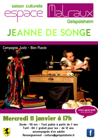 affiche jeanne de songe