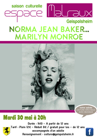 Affiche Norma Jean Baker... Marilyn Monroe