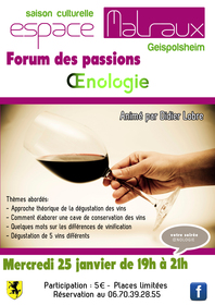 affiche atelier oenologie