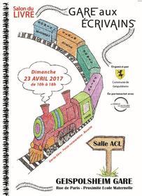 affiche gare aux écrivains