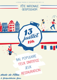 affiche bal 13/07