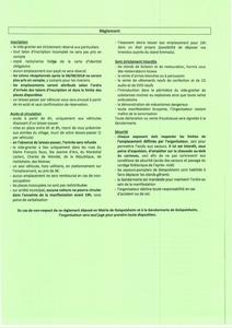 Formulaire vide grenier verso