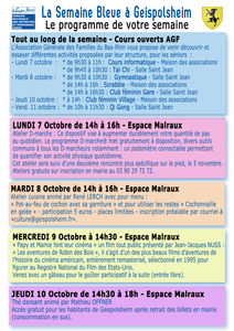 semaine bleue verso