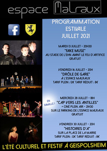 programme juillet