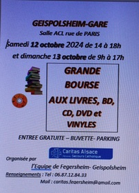 Bourse aux livres -BD-CD-VINYLES