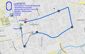 Parcours 1,5km