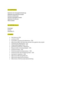 Liste offres d'emploi - 6